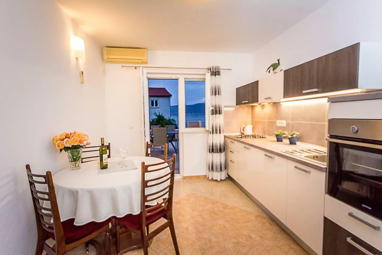 Apartment Leut With Spacious Terrace And Sea View Slatine 0*,  Croatia
